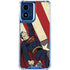 DC Comics Superman Vintage Pose American Flag Moto G 5G (2024) Clear Case